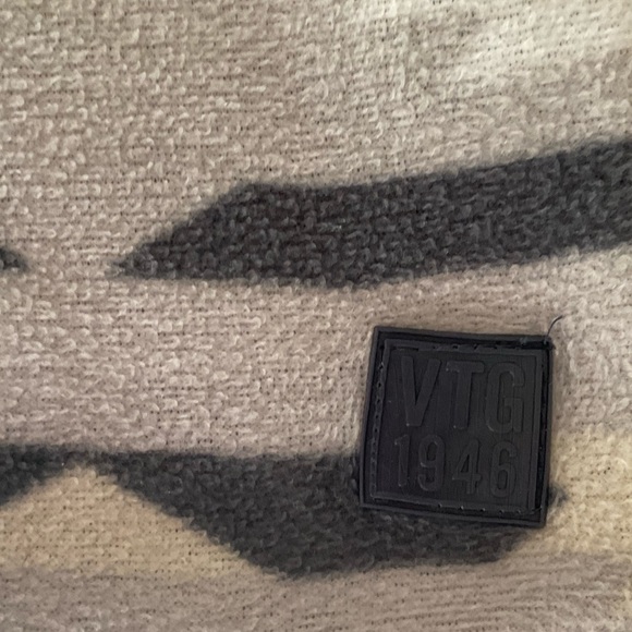 VTG 1946 Quilted Pattern Lined Shirt Jacket Grey Size Medium - Picture 8 of 12